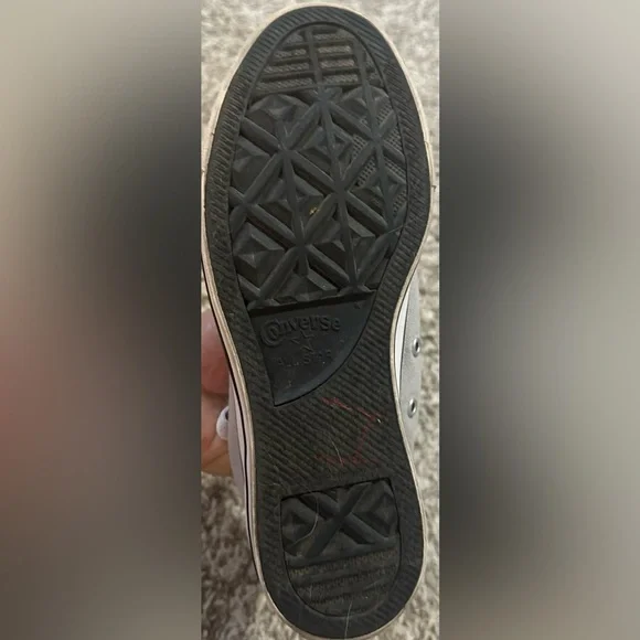 All-Star Chuck Taylor Gray With Glittery Laces - Picture 6 of 6